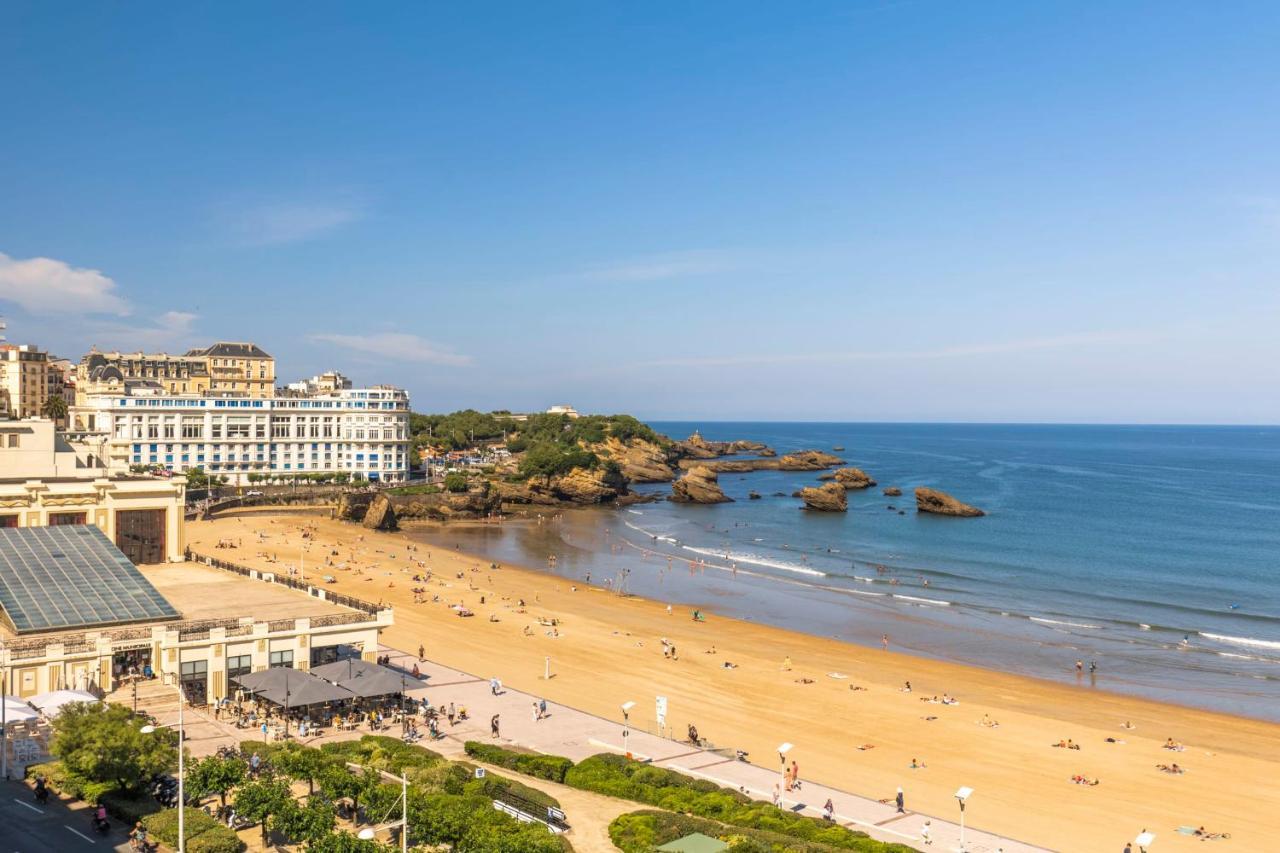 Nouvelle Vague Modern Ocean View Studio W Balcony - Swimming Pool Biarritz Luaran gambar