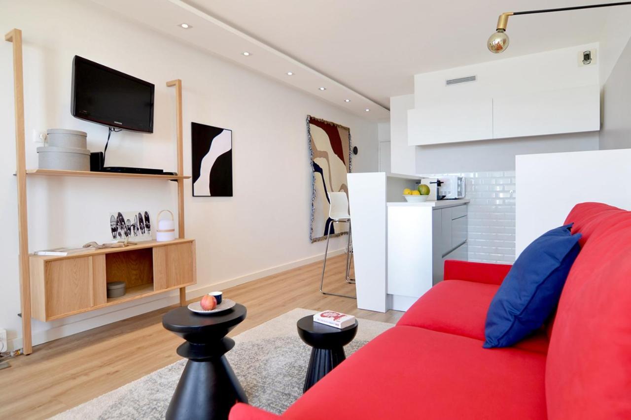 Nouvelle Vague Modern Ocean View Studio W Balcony - Swimming Pool Biarritz Luaran gambar