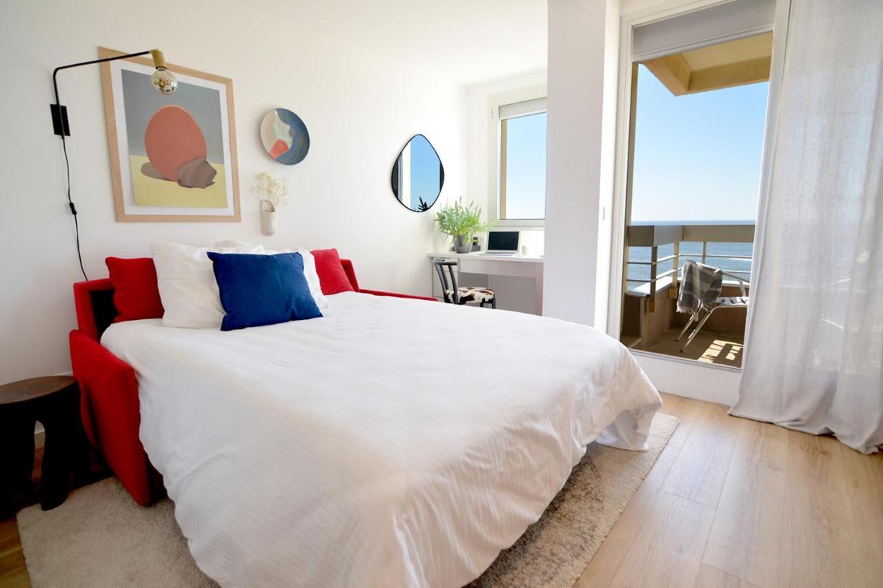 Nouvelle Vague Modern Ocean View Studio W Balcony - Swimming Pool Biarritz Luaran gambar
