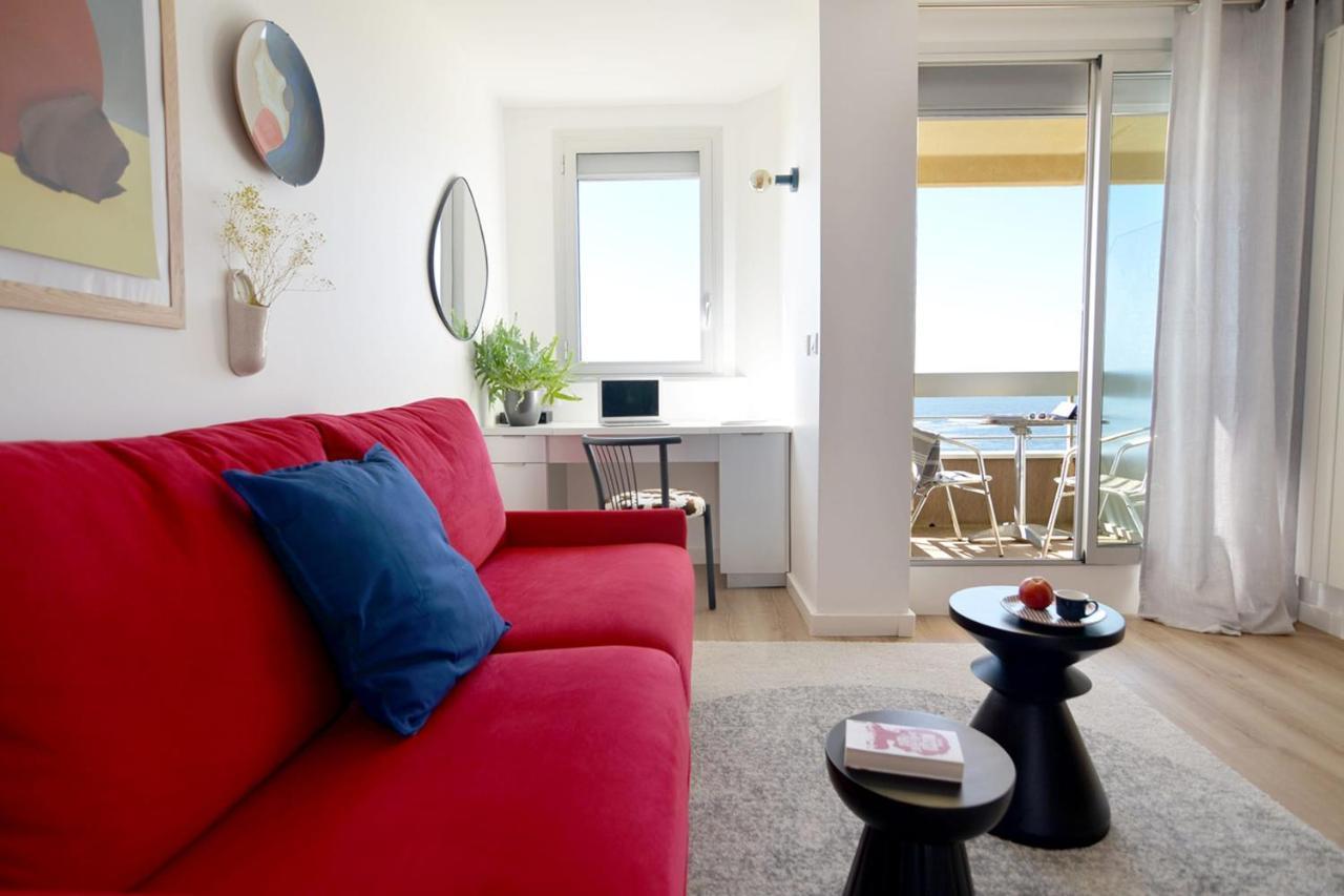 Nouvelle Vague Modern Ocean View Studio W Balcony - Swimming Pool Biarritz Luaran gambar