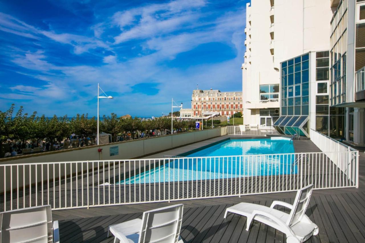 Nouvelle Vague Modern Ocean View Studio W Balcony - Swimming Pool Biarritz Luaran gambar